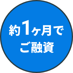 約1ヶ月でご融資